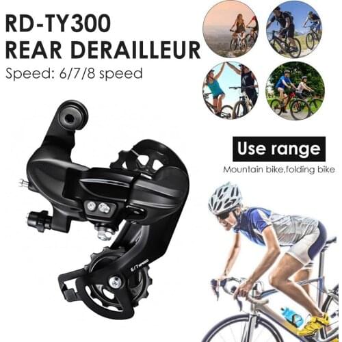 Mountain Bike RD-TY300 Rear Derailleur Compatible With 6/7/ 8-Speed 28/34T For Shimano Outdoor Cycling