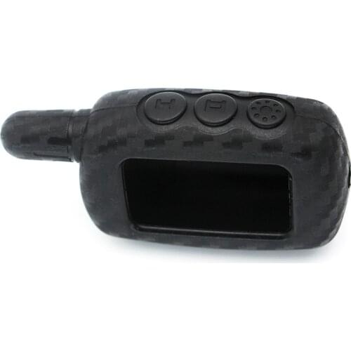 Carbon Cover Key Case for Starline A6 A9 A8 Two Way Car Alarm Remote Controller LCD Transmitter Keychain