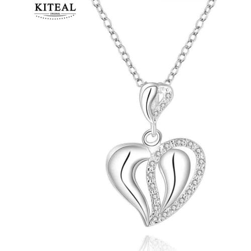 KITEAL 925 Hot New Fashion silver color pendant for female n face sijkdf choker wedding
