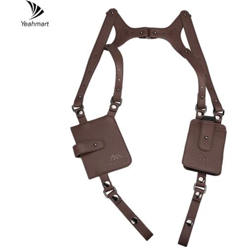 Men Anti Theft Secret Agent Bag Hidden Underarm Shoulder Bag Holster Wallet Secret Agent Service Costume Bag Armpit Case