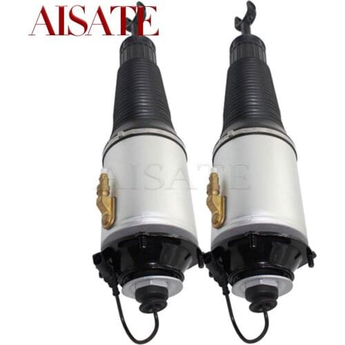 Pair Front Air Suspension Shock Absorber For Audi A8 D3 4E 2002-2011 Air Strut Damper 4E0616039AF 4E0616040AF 4E0616039T