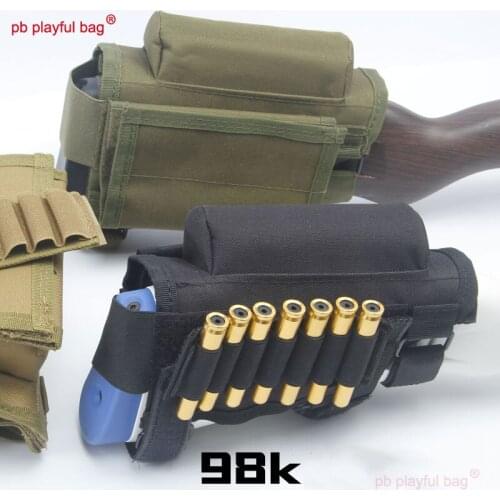 PB Playful Bag Outdoor sports CS tactical equipment Soft bullet gun 98K M24 Rear support Bag Decorative toy accessories QG211