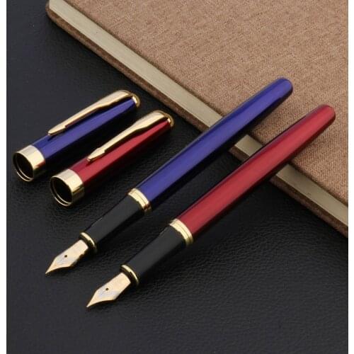 Luxury High quality BAOER 388 Golden arrow Clip fountain Pen Business signature ink pen Stationery Office School Supplies