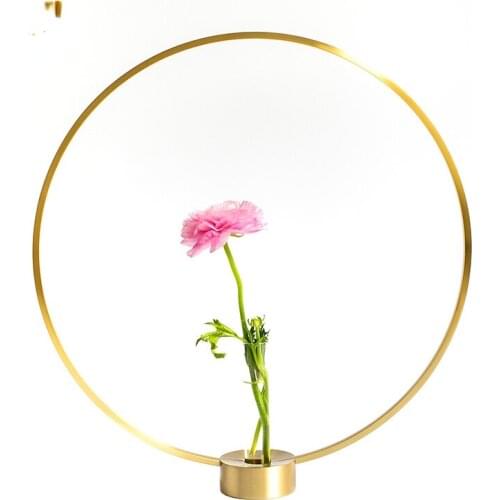 Luxury Round Metal Brass Candlestick Holder for Home Decor Wall Mounted Candle Holders Decoration