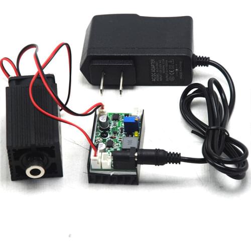 With 12V Power Adapter Adjutable Dot Head 850nm 1W IR Infra-Red Dot Laser Module w TTL & Driver & Fan US/EU/UK/AU