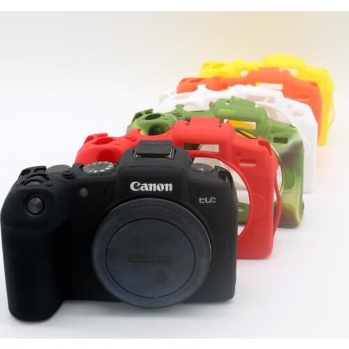 Silicone Armor Skin Case Body Cover Protector For Canon EOSR EOS R EOSRP EOS RP Body Camera Cover Protector Video Bag