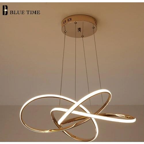 Modern Led Chandelier 110V 220V Aluminum alloy Ceiling Chandelier Lamp for Living room Dining room Kitchen Bedroom Luminaires