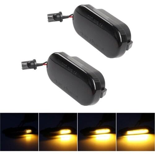 For Volkswagen Golf / Passat / Sharan / Polo LED Leaf Edge Water Turn Signal Lamp Side PC/Aluminum Substrate Color Temperature