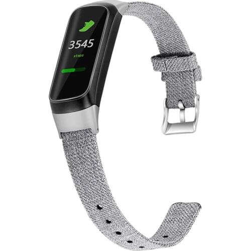 Canvas Nylon Watchband For Samsung Galaxy Fit SM-R370 Watch Accessories Replacement Watch Strap Band Bracelet