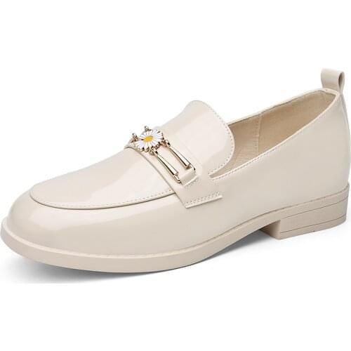 Round Toe Square Heel Shoes, Metal Decorative Set Foot WomenS Shoes, Platform WomenS Shoes