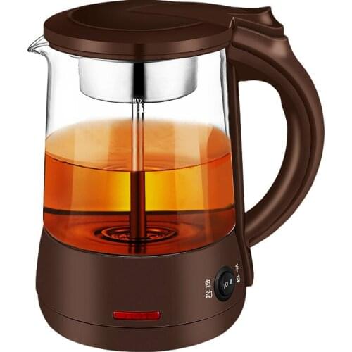 Brew the tea pot black Pu 'er glass fully automatic insulated teapot made of kettle steam boiled