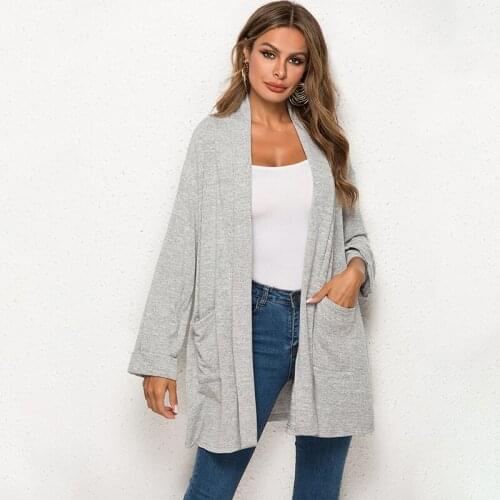 Cardigan sweaters Women Long Knit Fashion Outerwear Windbreaker 2020 Spring Summer new sweaters