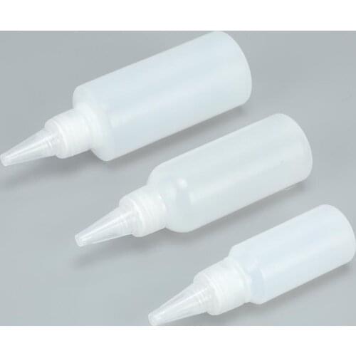 3 Styles 10Pcs Excellent Thickened Applicator Squeeze Bottle Supplies Practical Squeeze Bottles Transparent for Hospital