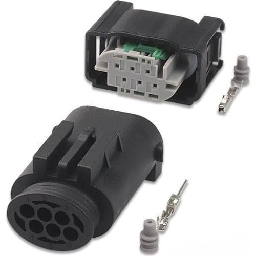 100 sets 6 Pin 1-967616-1 7M0 973 119 Female Male Accelerator Pedal Plug For BENZ Throttle Valve Sensor Socket Connector