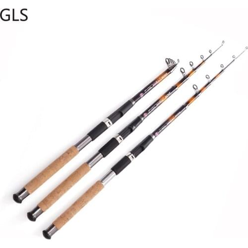 2.1M 2.4M 2.7M 3.0M 3.6M GW Fishing Pole Spinning Rod Sea Fishing Tackle Carbon Telescopic Fishing Rods Sea Fishing Rod