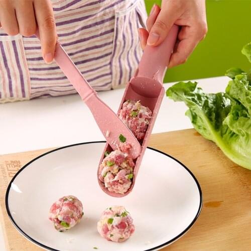 2 Pcs DIY Convenient Meatball Maker Useful Fish Beaf Meat Balls Burger Sets Home Kitchen Cooking Tools Gadgets Accessories