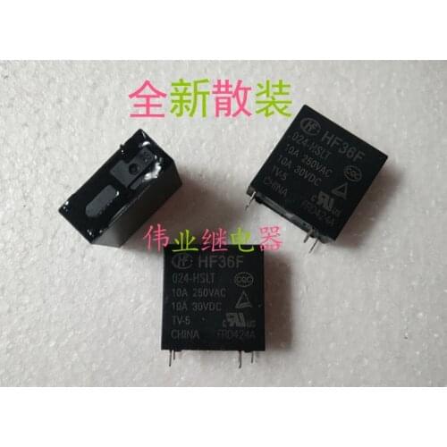 5pcs/lot HF36F 024-HSLT New Relay JZC-36F 024-HSLT