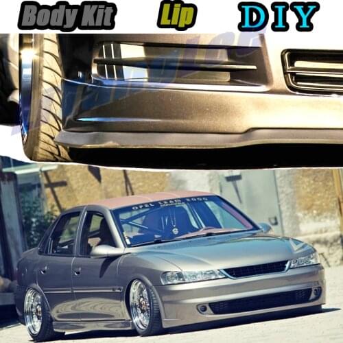 Car Bumper Lip Front Spoiler Skirt Deflector For Chevrolet Vectra B C D Tune Car Modified Body Kit VIP Hella Flush Lips