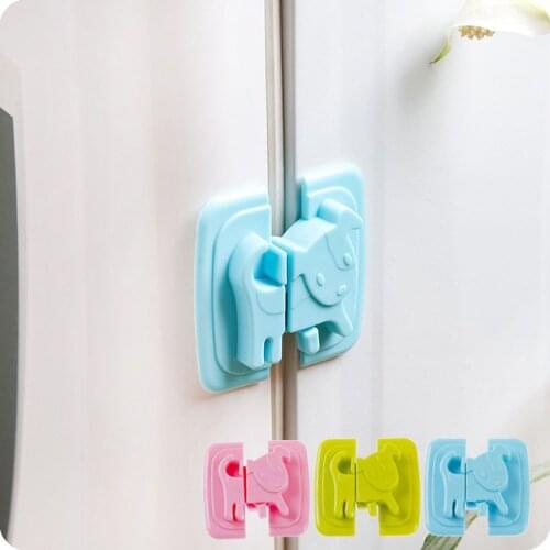 Children Anti Open Drawer Lock Multi-function Baby Anti Clip Hand Cabinet Lock Refrigerator Baby Safety Protection Safety Lock