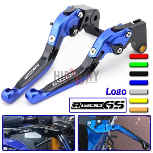 For BMW R1200 GS R1200GS 2004-2012 Motorcycle Aluminum CNC Adjustable Folding Extendable Brake Clutch Levers