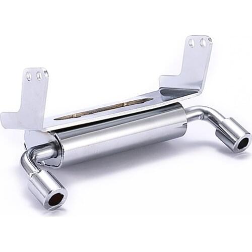 For T4 Ford Bronco Mango Metal Simulation Fuel Tank Double Exhaust Pipe Upgrade Parts