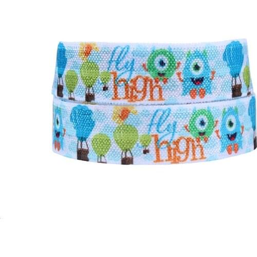 FLRA ElasticSpecial fly high school pattern elastic FOE ribbon