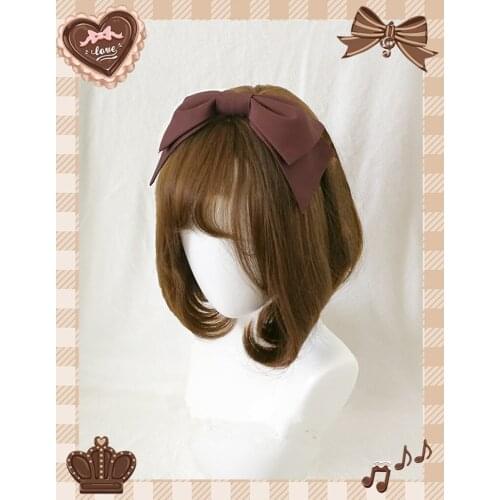 Lolita Headpiece Sweet Bow For Chocolate Lolita Dress