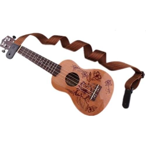 Cotton Small Ukulele Guitar Strap Adjustable Belt Ukulele Crossbody Shoulder Strap Guitar Strap Accessories