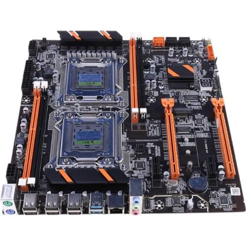 X79 Dual CPU LGA2011 Motherboard E5 4×DDR3 DIMM Desktop Computer Mainboard M.2