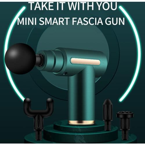 Mini Massage Gun Portable Deep Muscle Exercise RelaxationMassager relieve aching legs back neck and shoulders 6 speed settings