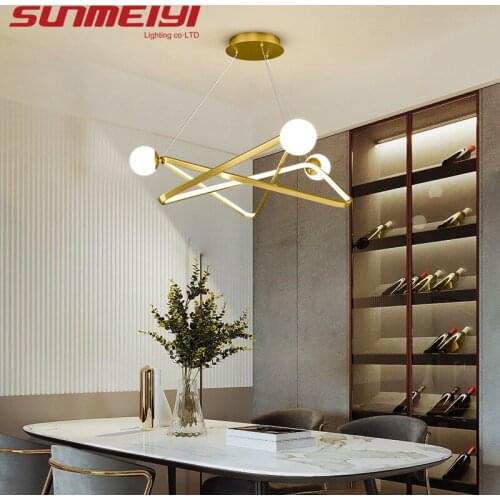 Nordic Pendant Lights Aluminum Led Light For Dining Room Living Room Kids Bedroom Lighting Glass Deco Modern Ceiling plafondlamp