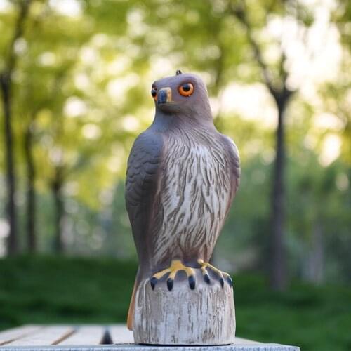 Fake Eagle Decor For Bird Deterrent Decorative Plastic Bird Scarecrow Statue For Outdoor Garden 43x17x15 Decoration De Jardin