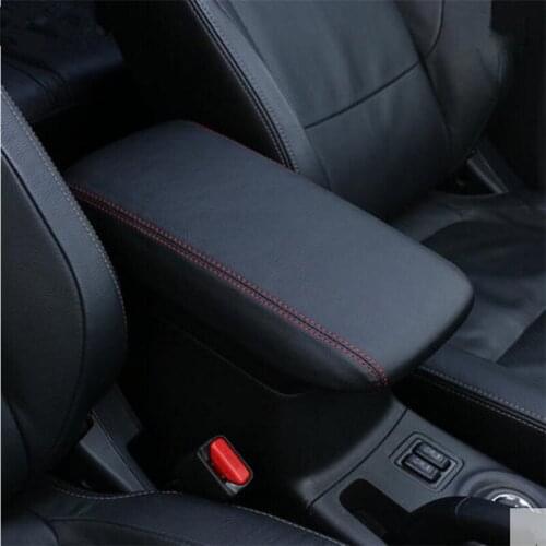 Emaicoca Car-styling Armrest Center Console Storage Box cover decoration leather skin case for Mitsubishi Outlander 2013-2018
