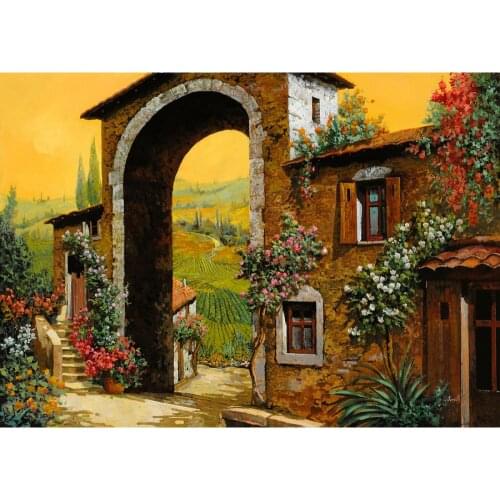 Pop art hand painted canvas oil paintings Country Of Arc modern decor for living room