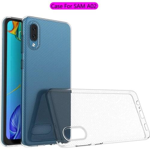 Shockproof Flexible TPU Clear Case for Samsung Galaxy A02 A 02 A022F A022M Anti-slip Protective Back Cover Capa