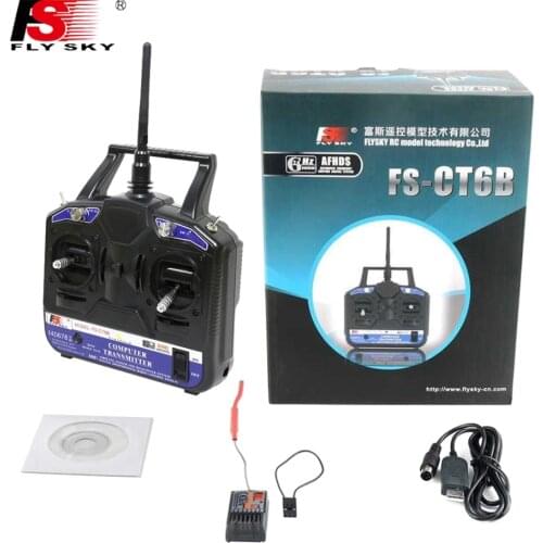 FlySKY FS CT6B FS-CT6B radio Transmitter FS-R6B receiver 6CH 2.4G Remote controller radio system FS fly sky freeshipping