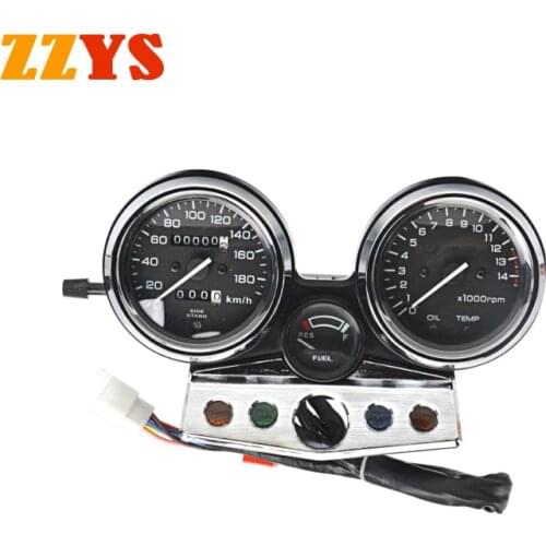 White Special Instrument Assembly Speedometer Tachometer Meter Instrument Gauge , Oil Meter , Odometer for Honda CB400 1995-1998