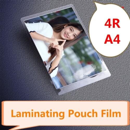 Thermal Laminating Film 80 mic 4R (6") A4 PET Plastic Pouch 8C thickness , 100 Pcs/Pack