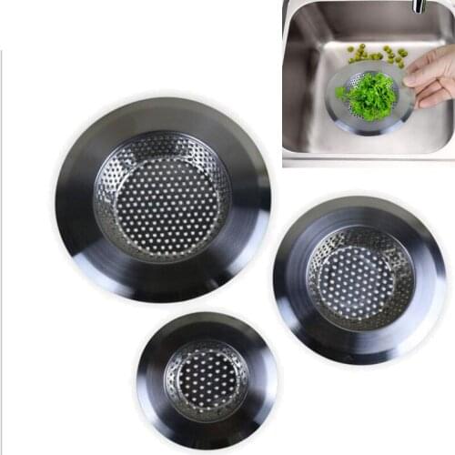Hair Catcher Stopper Stainless Steel Bathtub Shower Drain Hole Filter Trap Metal Wire Sink Strainer Kitchen Bathroom Accessories