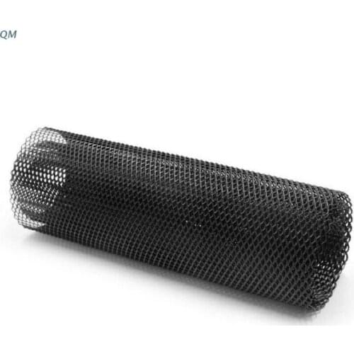 Universal Black Hexagonal Aluminum Mesh Grill Cover Car Bumper Hood Vent Grille Net 13MF