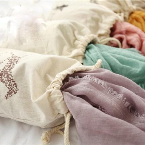 High Quality 2019 NEW Arrived LINGSHANG Women Cotton&Linen Scarf Fashion Warm Solid Colors Shawl NS1700