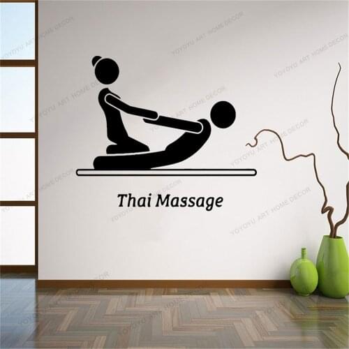 Woman Lashes Skincare Salon Spa Wall Decor Massage Beauty Stickers Spa Curtain Decals Art Wall CX1156