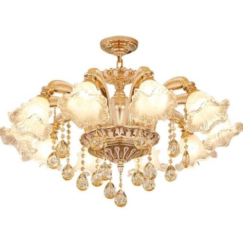 Gold crystal chandelier modern lighting for living room dinning room Chandelier lights Crystal k9 chandeliers Crystal Lights