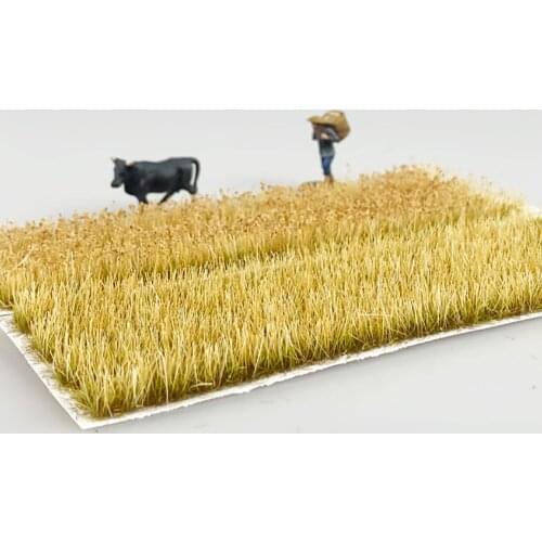 1:72-87 Miniature Wheat field Military For Railway Artificial Mini Terrain Lawn Wargame Landscape Scenery Diorama Accessories