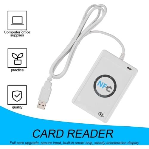 1 set RFID Smart Card Reader Contactless Writer Copier Duplicator Writable Clone NFC RFID Smart Card Reader
