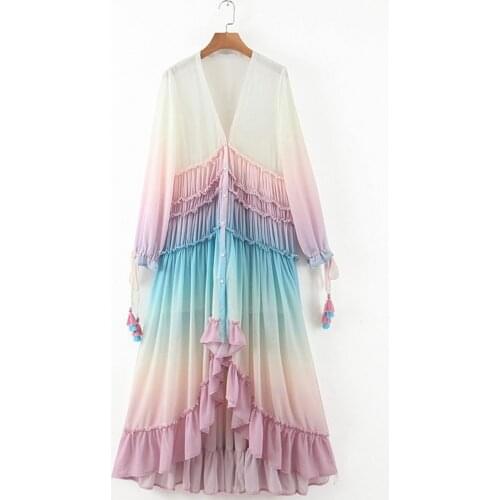 Robe Africaine Long Sleeve Dresses For Women Party Gowns Ladies African Dashiki Clothing 2021 Spring Summer New Fashion Dress