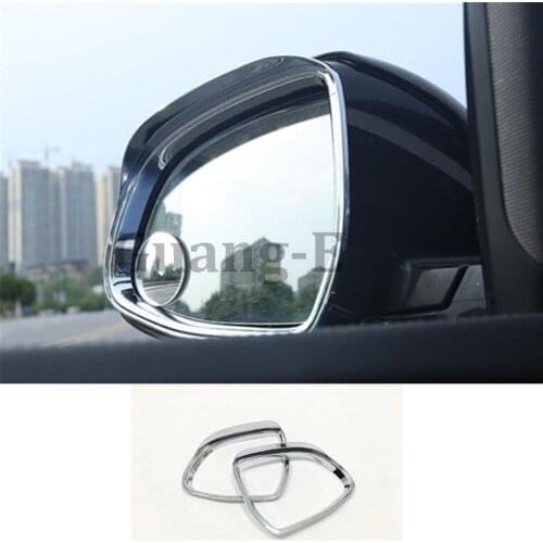 Car Stick Rear Rearview Side Glass Mirror Trim Frame Rain Shield Sun Visor Shade ABS 2pcs For Bmw X5 Xdrive G05 2019 2020 2021