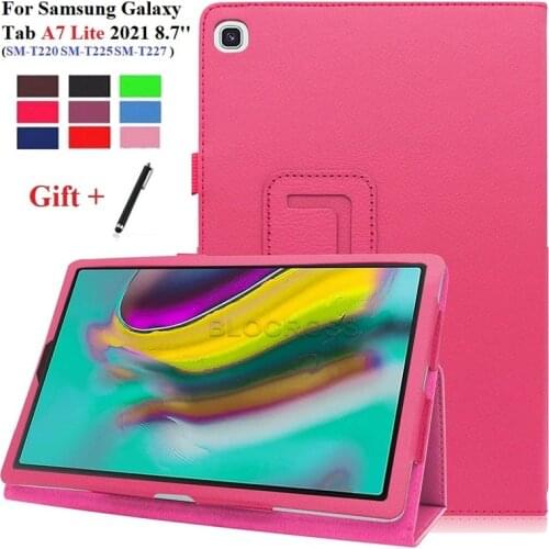 For Samsung Galaxy Tab A 8.0 2019 Tablet Case SM-T290 SM-T295 SM-T297 Smart Magnetic Stand Cover for Galaxy Tab A7 lite with Pen