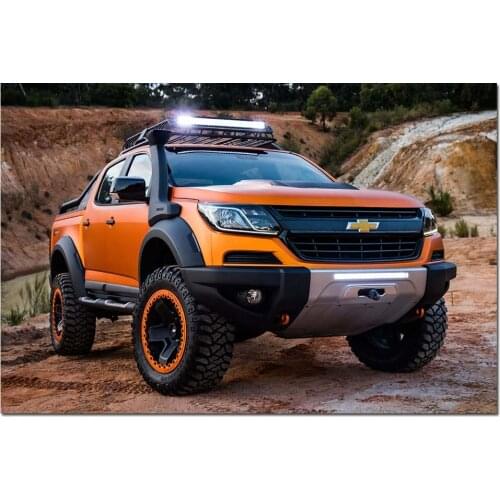 Chevrolet Colorado Xtreme Pickup Truck Photo Wall Art Posters Canvas Print Modern Painting for Home Decor