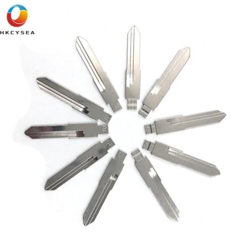 HKCYSEA 10 pcs/lot Metal Blank Uncut Flip KD Remote Key Blade Type #01 for VW Santana Jetta Blade